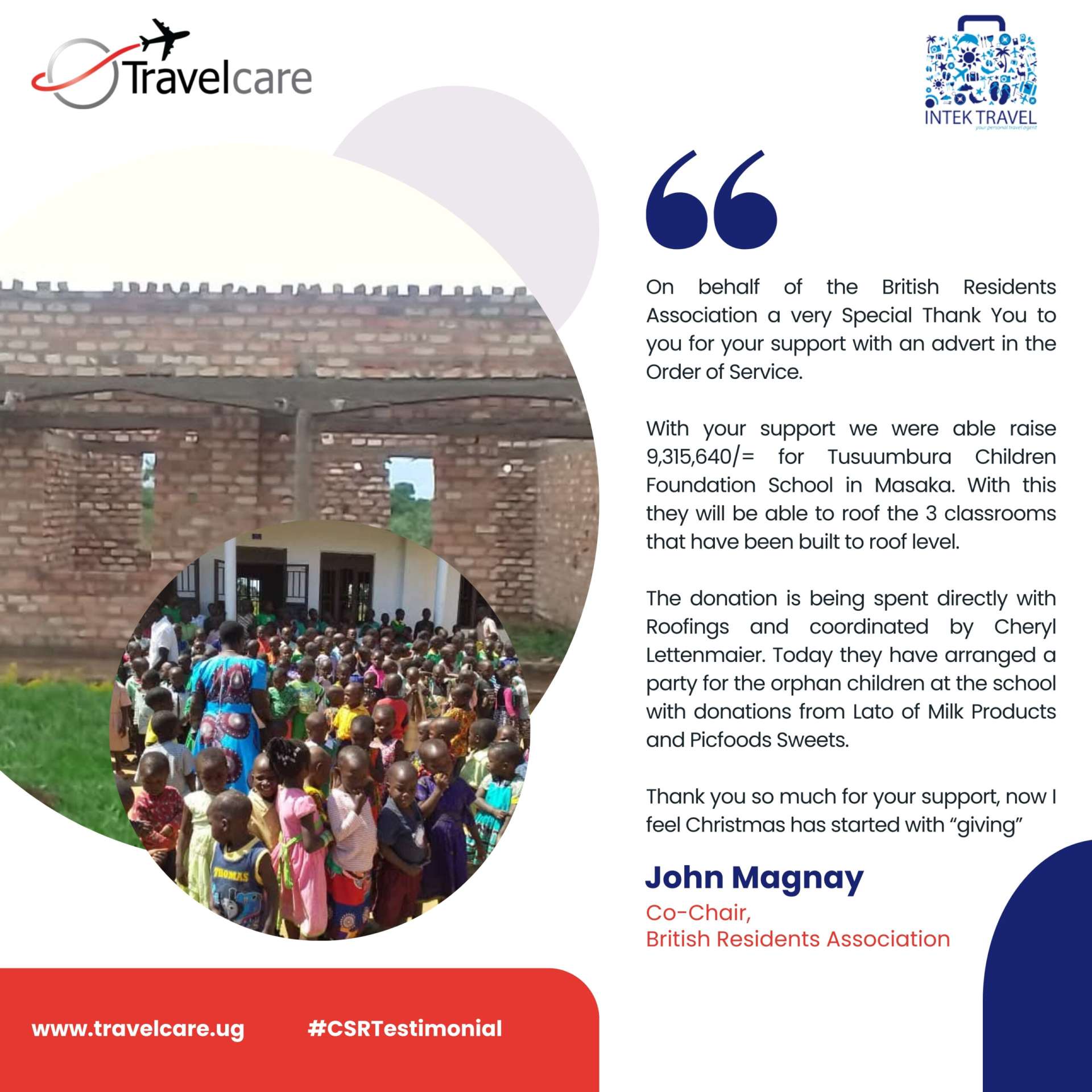 Spreading Christmas Cheer: Travelcare’s Commitment to Giving Back