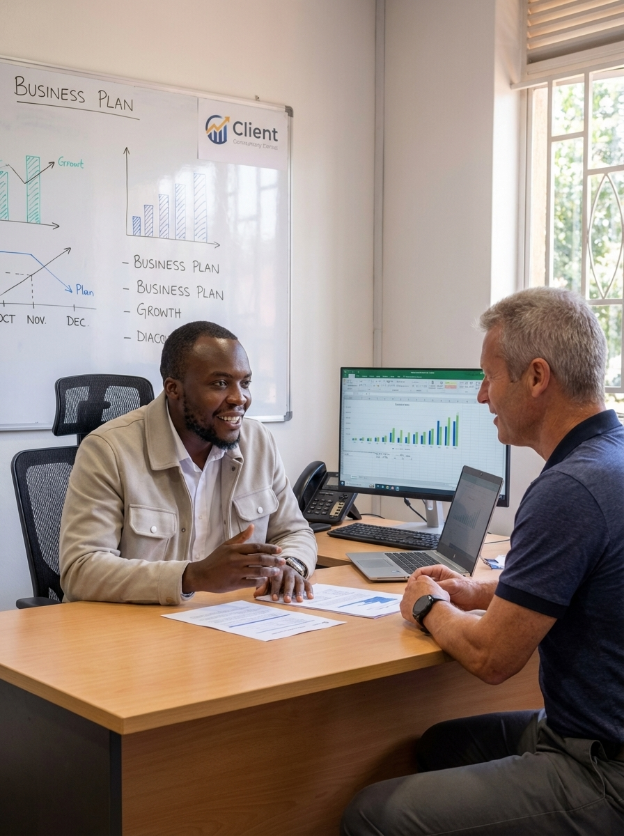 Travelcare advisor in consultation
